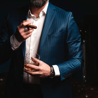 Load image into Gallery viewer, Premium Cigar Wood Box with Glass Top - Elegant Cigar Storage Solution
