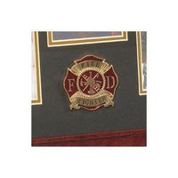 Load image into Gallery viewer, 5 Picture Collage Frame Firefighter Medallion
