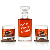 Load image into Gallery viewer, Classic Decanter Set With Wood Gift Box
