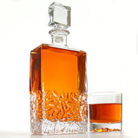 Load image into Gallery viewer, Excalibur Decanter Set with Old Fashion Rocks Glasses
