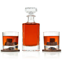 Load image into Gallery viewer, Classic Decanter Set With Wood Gift Box
