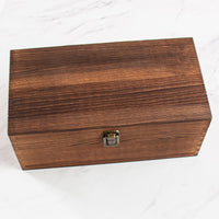 Load image into Gallery viewer, Custom Wood Box With Classic Decanter - Add Your Logo Here - Add Your Brand Name - Add Your Design
