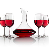 Load image into Gallery viewer, Slanted 64oz Wine Decanter - With Optional Glasses
